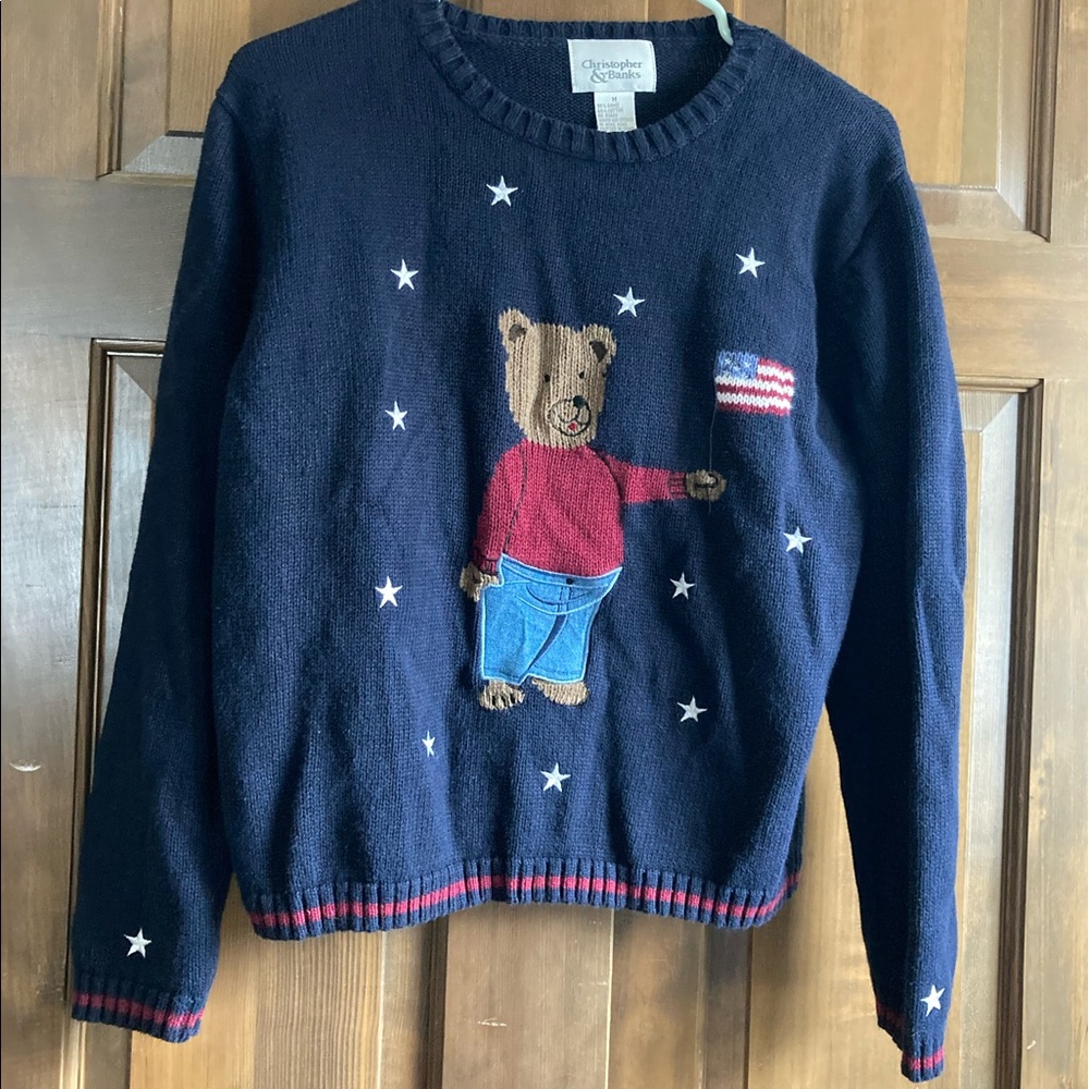 4th of July sweater! VINTAGE! Christopher & Banks